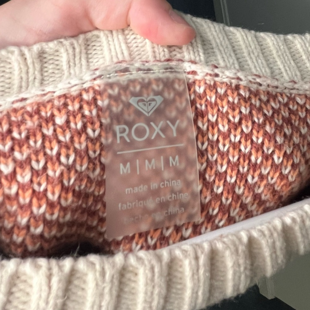 Roxy Wool Blend Patterned Sweater - image 6